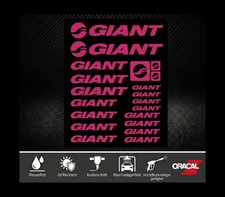 Giant aufkleber set pink - giant,