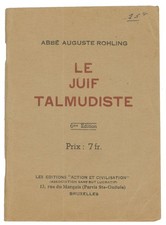 Abbe auguste rohling le juif - le,