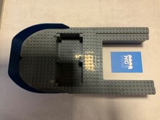 Lego Schiff Rumpf Schiffsrumpf Dark Blue Dark Bluish Gray Top 18913c01pb02