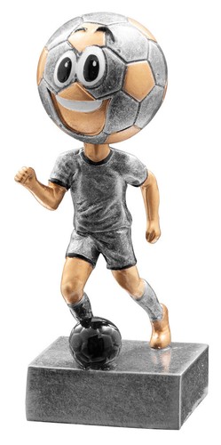Spaßige fussball figur mit - spaßige,