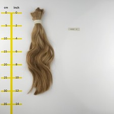 Europäisches Echthaar Rohhaare    lichtblond mind.100 Gr 30-35cm - 30032567