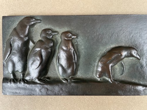 Bruno schäfer bronze relief - schÄfer,