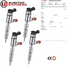 4x 0445110489 Einspritzdüse Ford FocusIII Fiesta Transit 1.5 1.6 TDCi CV6Q9F593A
