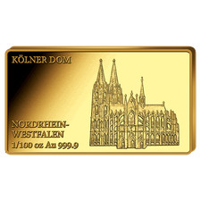 Goldbarren 1/100 Unze Kölner
