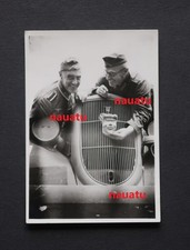 Original Foto Wehrmacht Kfz Auto Kühler Stoewer, Greif V8 WWII