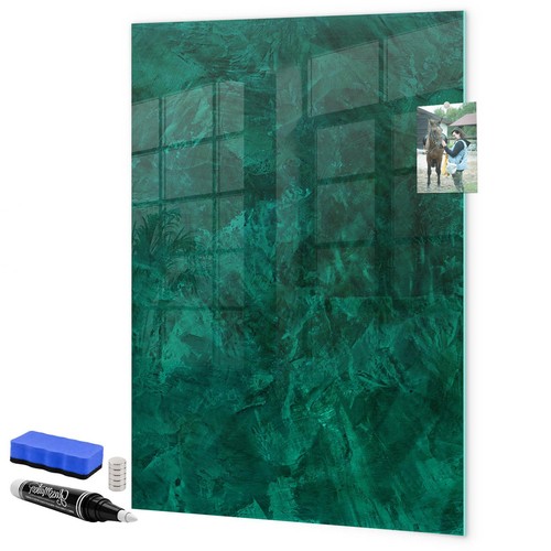Glas memoboard magnettafel - glas,
