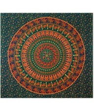 Baumwoll Mandala Tuch 210×225