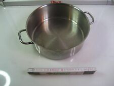 Gastro Edelstahl Profi Kochtopf ohne Deckel Ø ca 25,5 cm Metallgriffe  98B