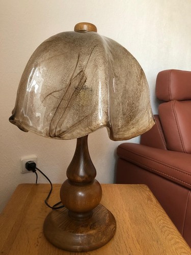 Tischlampe rustikal massive