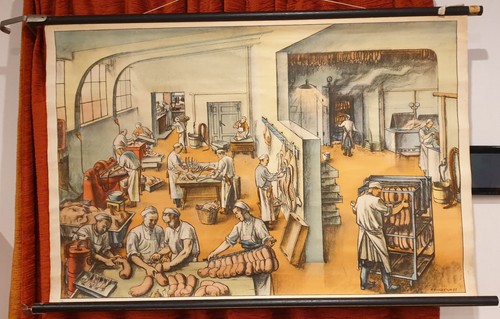 Schulwandkarte rollkarte - schulwandkarte*, *