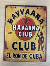 Havana Club Rum (Holz Schild)