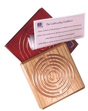 Lakhovsky Oszillator aus Holz und Kupfer incl. Beschreibung Geschenkverpackung