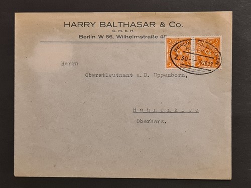Deutsches reich bahnpost brief - bahnpost,