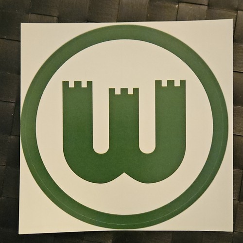 Stück wolfsburg sticker - 50,