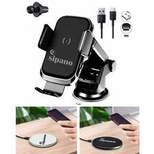 Handy Halterung Auto KFZ Halter Ladestation Haus Büro Iphone Samsung Kabellos