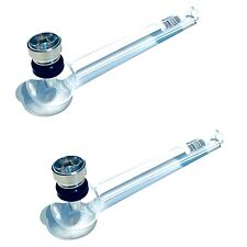 2er Set Smoke Glas Pfeife Tabacco Pipe Handpfeife Tabak Tabakpfeife Glaspfeife