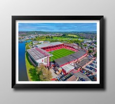 Nottingham Forest FC Geschenke, The City Ground Stadium gerahmter Druck, Fußballverein