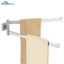 Handtuchhalter 2 Armig Handtuchstange Schwenkbar Badetuchhalter Bad Edelstahl 