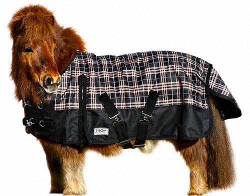 1200 regendecke braun karo - regendecke,