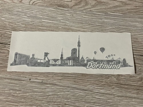 Dortmund skyline aufkleber - dortmund,