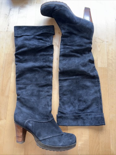 Marc langschaftstiefel velour - langschaftstiefel,