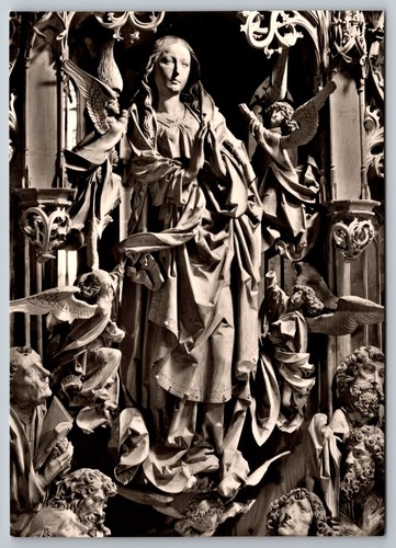 Maria aus dem marienaltar - ak,