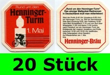 20 Stück Bierdeckel Henninger