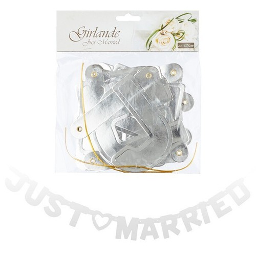 Just married girlande banner - girlande,