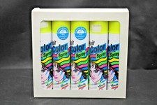 5x Kosmetik Haar Color Spray Set Leucht-gelb für Halloween / Karneval in OVP