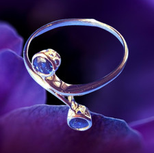Attraktiv jugendstil ring i - ring,