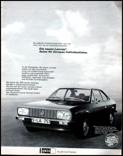 Lancia beta coupe - lancia, originale
