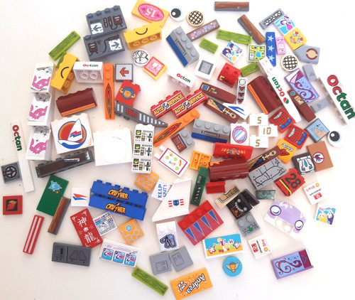 Lego konvolut bedruckt - bedruckt, /
