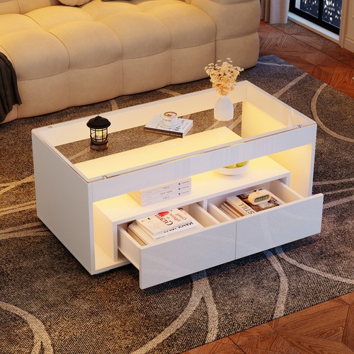 Couchtisch mit led beleuchtung - led,