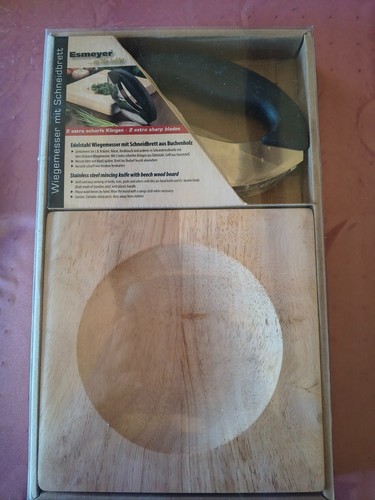 Wiegemesser mit brett - , 2