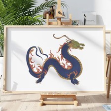 Drache Fabelwesen v5 Schablone