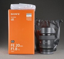 Sony FE 20 mm f 1.8 G