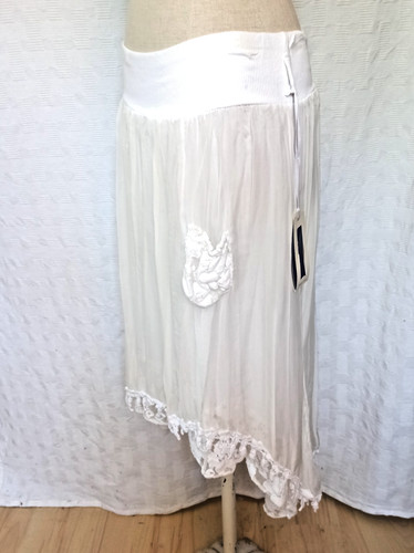 Midi maxi rock weiß - 💙,