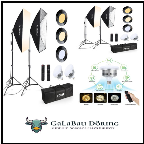 Softbox set fotostudio fgen - softbox, fotostudio,
