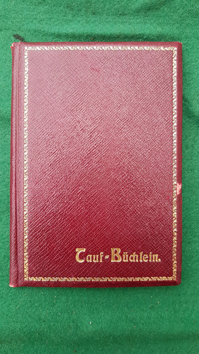 Altes taufbüchlein 1912 sehr - altes,