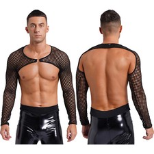 DE Herren Netzshirt Langarm