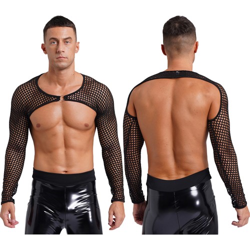 Herren netzshirt langarm - herren,