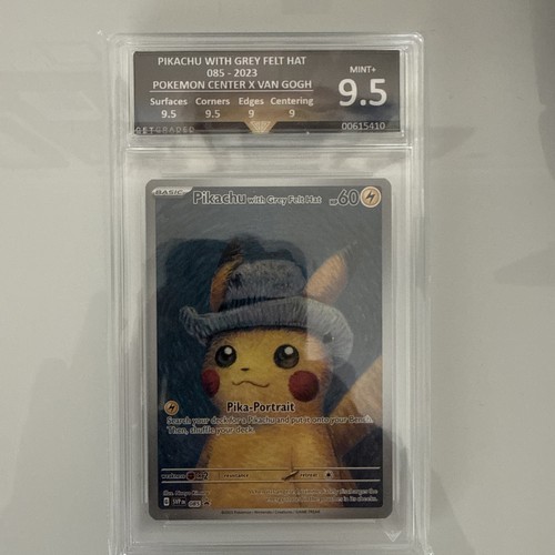 Pikachu mit grauem filzhut - mit,