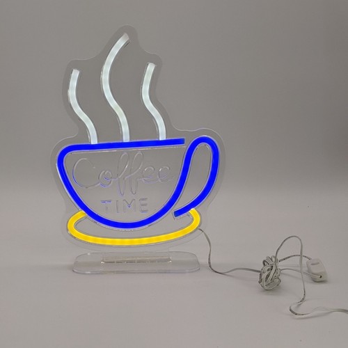 Led neon schild coffee time - neon,