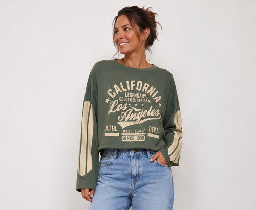 Sweatshirt longshirt shirt - longshirt, t-shirt