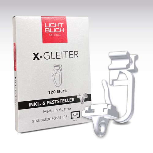 Gleiter inkl feststeller - x-gleiter, inkl.