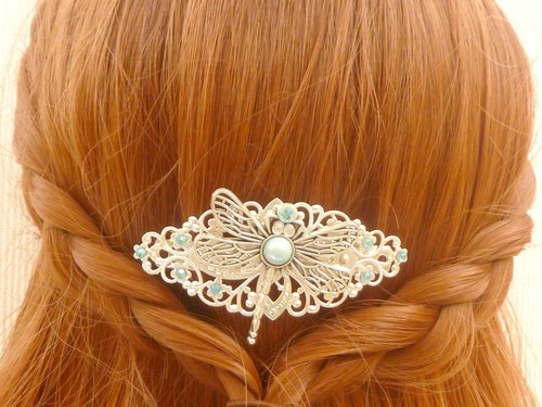 Sommerliche haarspange mit - haarspange,