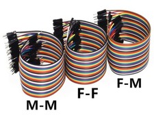 120x Dupont Kabel 30cm m-m w-w m-w Jumper Draht Brücke Arduino DIY GPIO