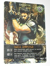 Resident Evil Deck Building Game DBG Promo Promo Card Chris Redfield