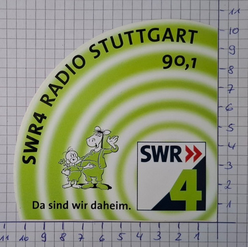 Aufkleber sticker swr4 - sticker, "swr4