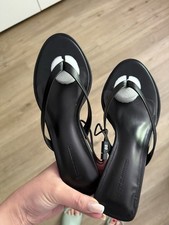 Flip Flops Sandalen Schwarz 38 Gebraucht